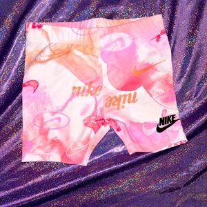 Girls Pink Nike shorts
